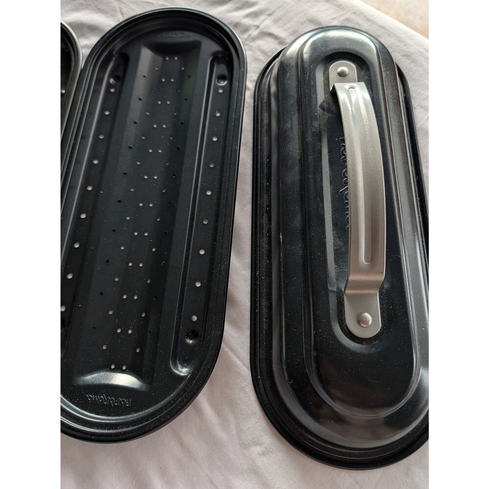 Baparoma 3-Piece Steam Baking Master Artisan French Bread Pan Set